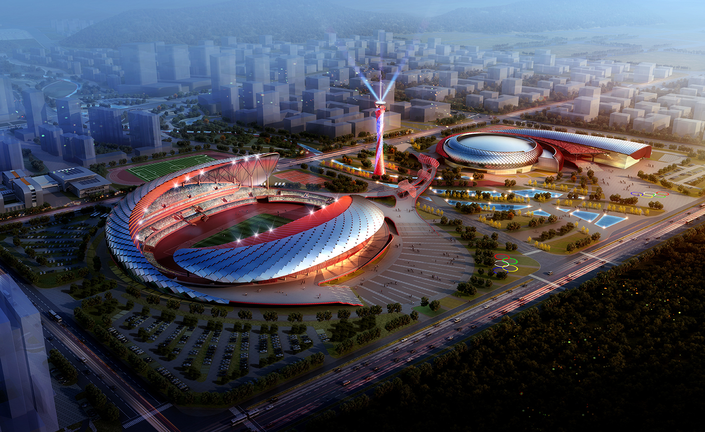 体育承建的蚌埠奥体中心主体育场顺利完成田协Ⅰ类场地认证